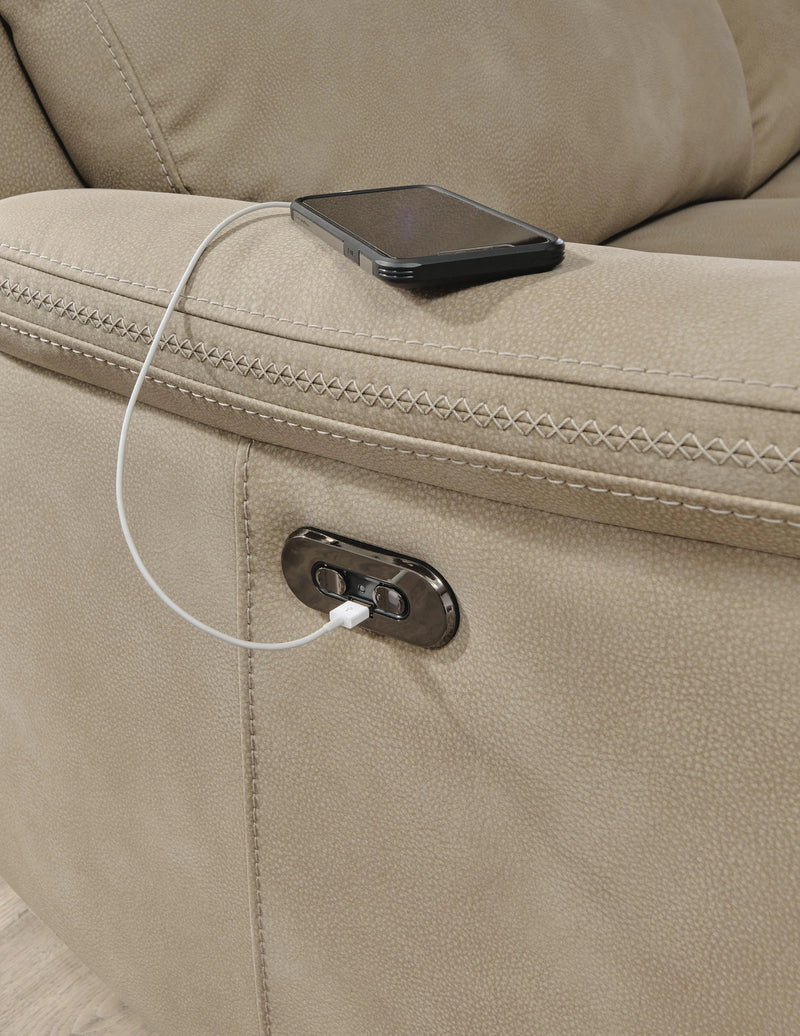 Next-Gen DuraPella Power Reclining Loveseat with Console