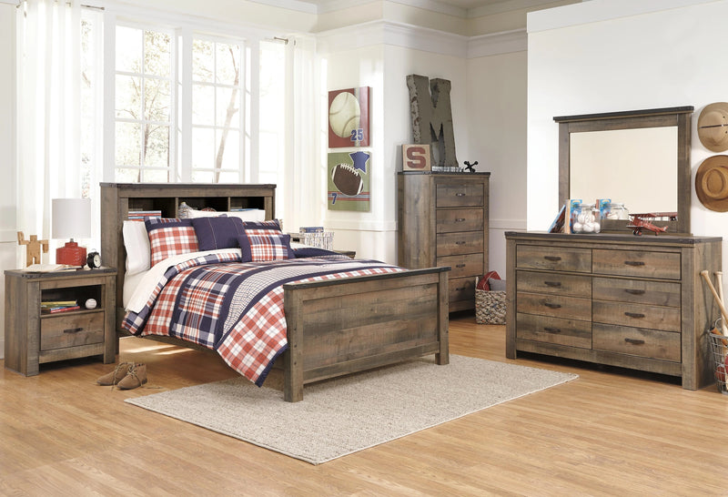 Trinell Bookcase Bed