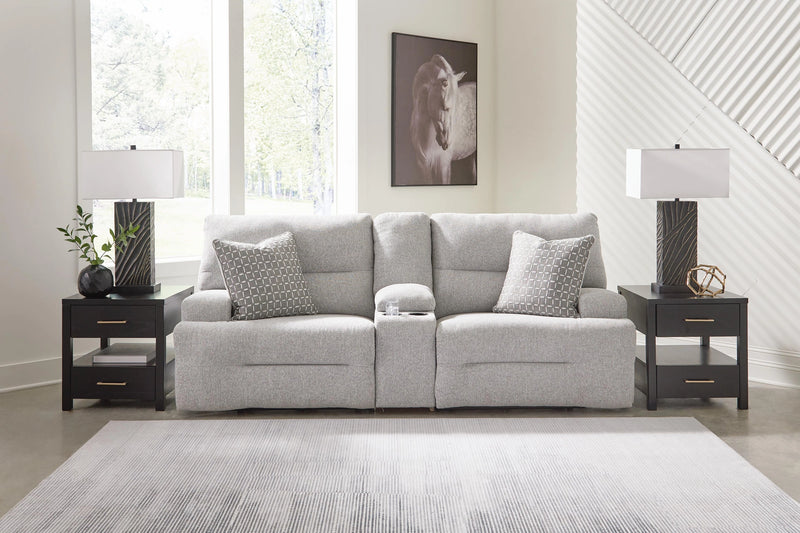 Acklen Place Power Sectional Reclining Sofa with Storage Console