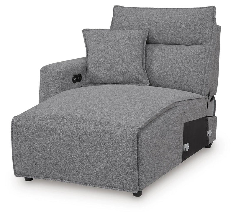 Modmax II Reclining Sectional with Double Chaise and Audio Consoles