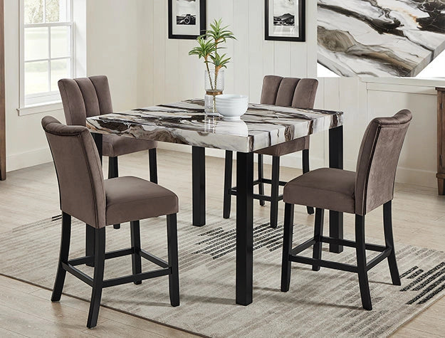 Vega Faux Marble Ct Height Table