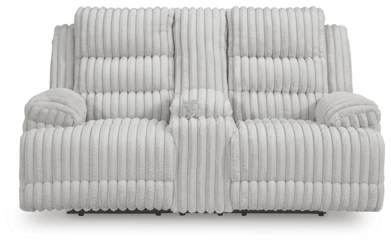 Rhines Falls Power Reclining Loveseat with Console