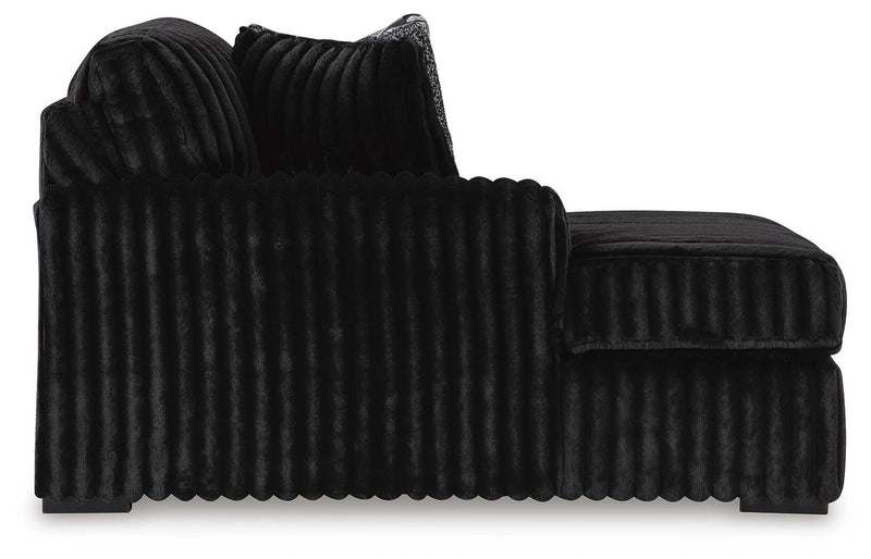 Midnight-Madness Sectional Sofa with Chaise