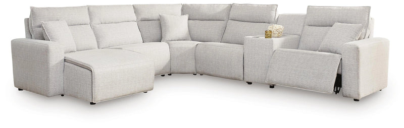 Modmax II Power Reclining Sectional with Chaise and Console