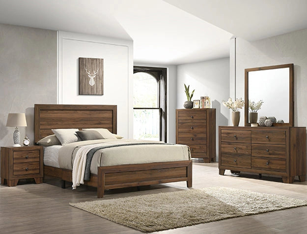 Crown Mark Millie Chest in Brown Cherry image