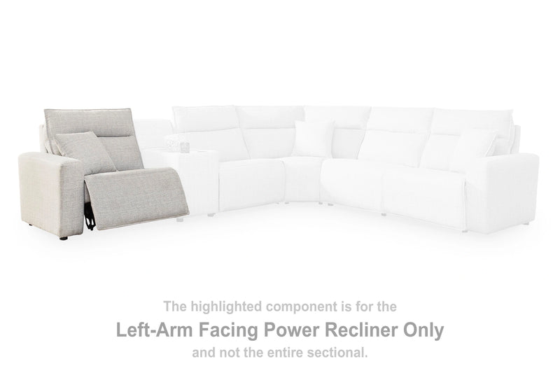 Modmax II Power Reclining Sectional with Consoles