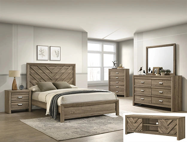 Valor Night Stand-Grey