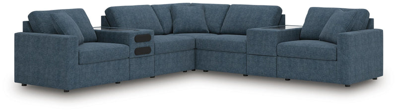Modmax Balanced Sectional with Audio and Storage Consoles