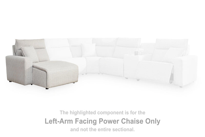 Modmax II Power Reclining Sectional with Chaise and Audio Console