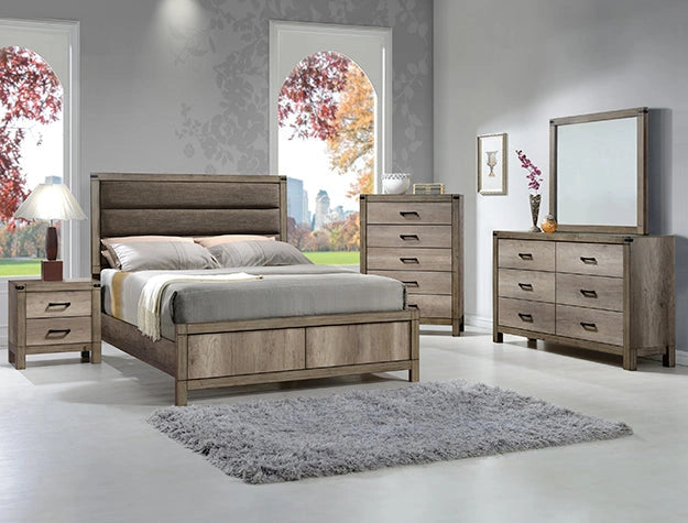 Crown Mark Furniture Matteo Tall Night Stand in Melamine image