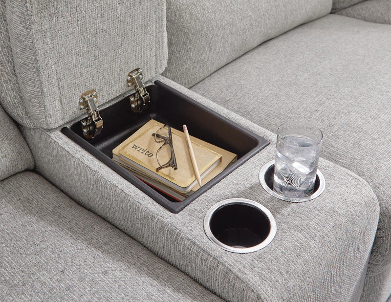 Acklen Place Power Sectional Reclining Sofa with Storage Console