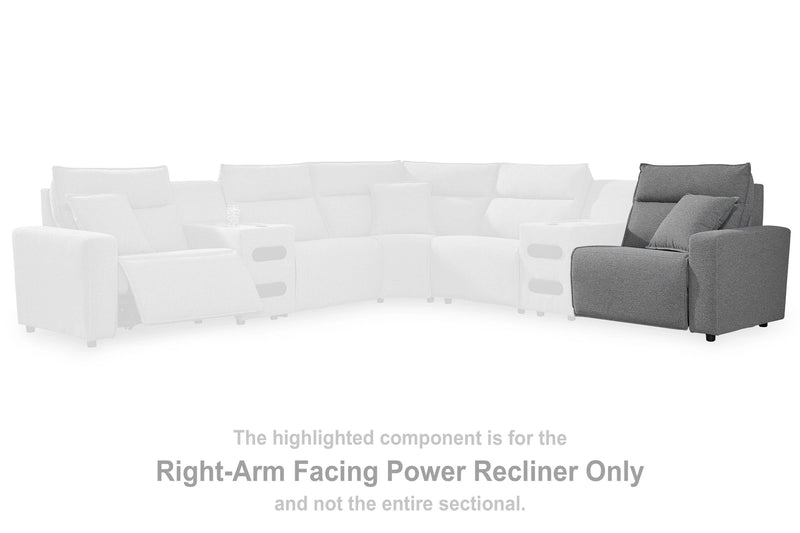 Modmax II Power Reclining Sectional with Chaise and Audio Console