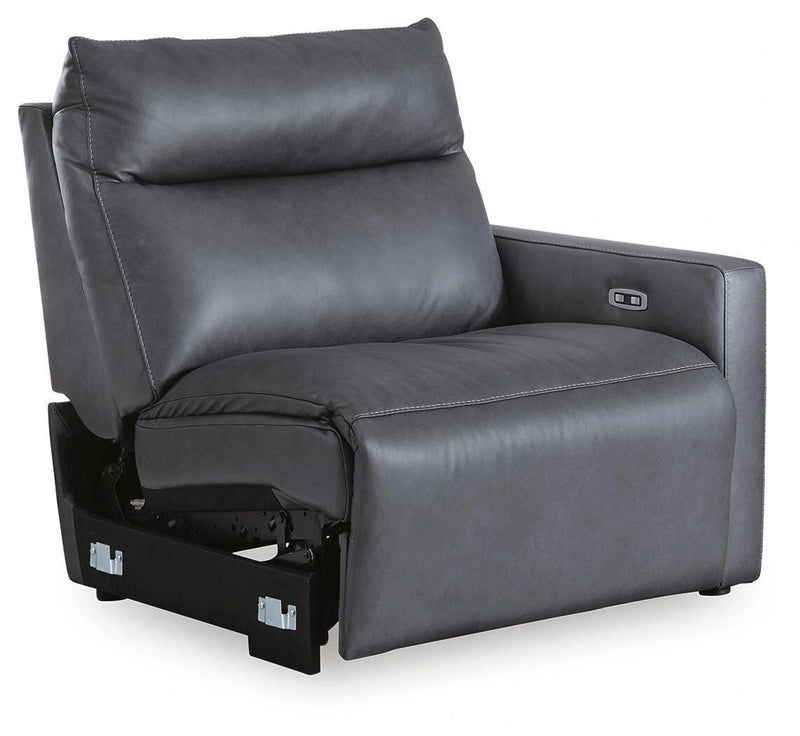 ModZ Power Reclining Sectional Loveseat with Audio Console