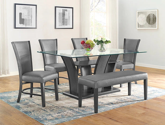 Camelia Gray Bench