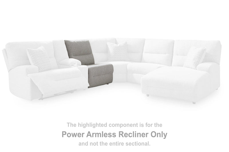 Acklen Place Power Sectional Reclining Sofa with Storage Console