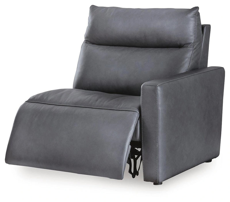 ModZ Power Reclining Sectional Loveseat with Audio Console