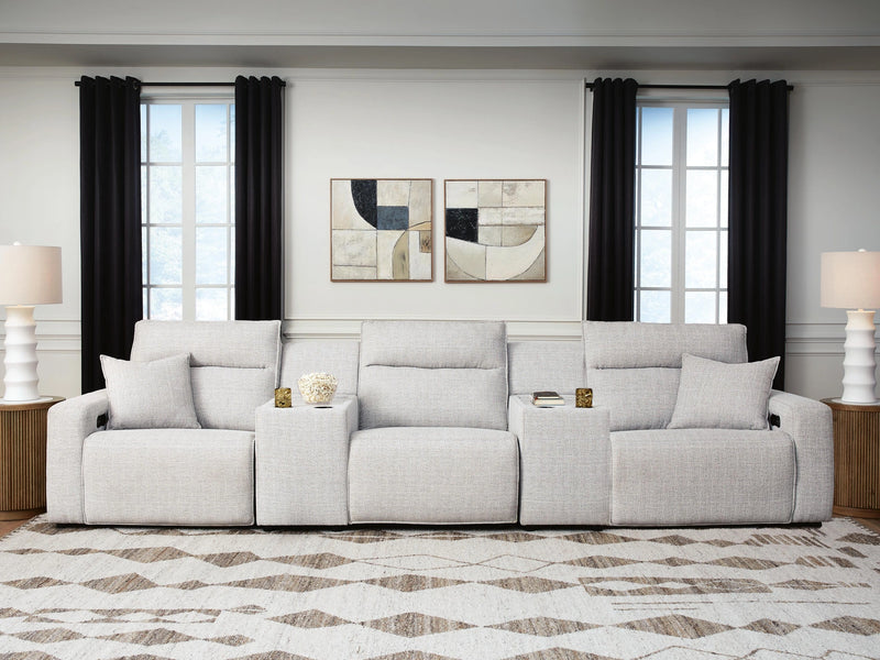 Modmax II Power Reclining Sectional with Consoles