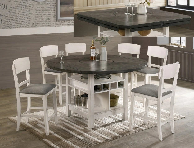 Conner Chalk Grey Counter Height Chair