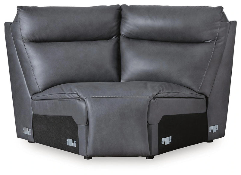 ModZ Power Reclining Sectional with Audio Consoles