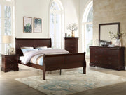 Crown Mark Furniture Louis Philip Dresser in Dark Cherry image