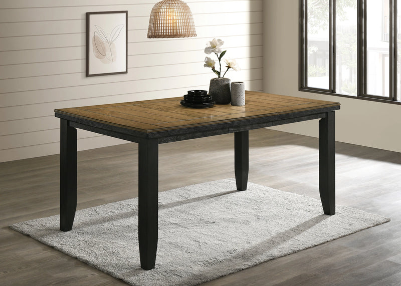 Bardstown Dining Table Wheat Charcoal