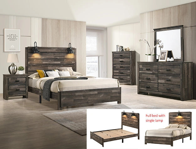 Crown Mark Furniture Carter Dresser Mirror in Brown image