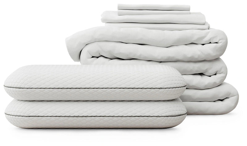 RH Mattress Protect Bundle Top of Bed