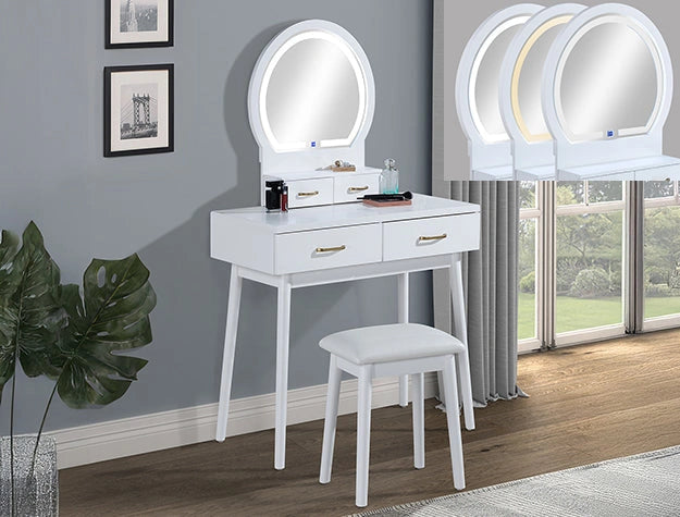Cecilia Vanity Table & Stool