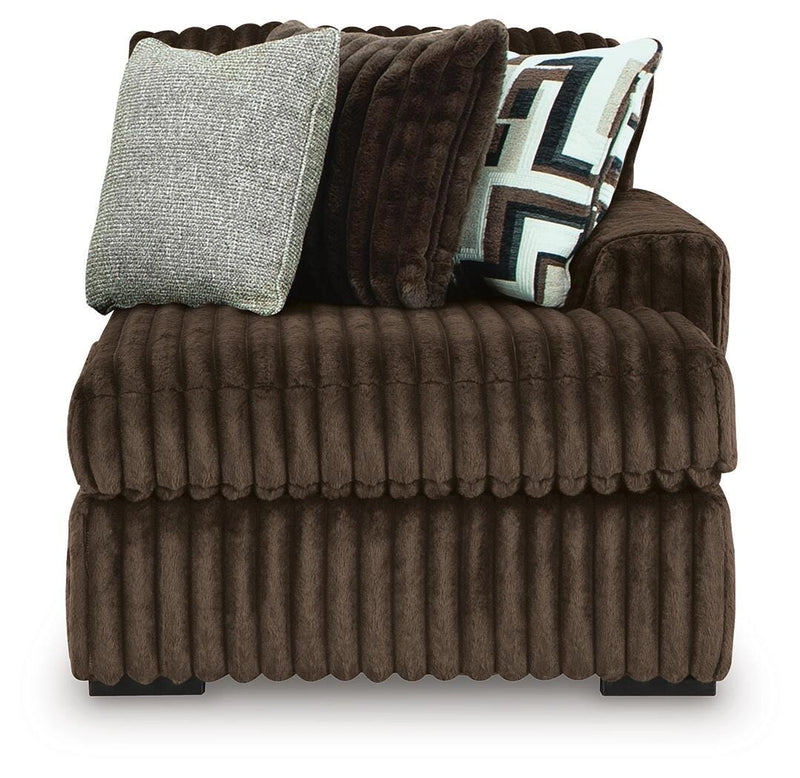 Midnight-Madness Sectional with Chaise